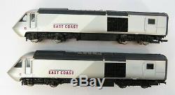 OO Gauge Hornby R2964 East Coast Trains Class 43 HST 2 Car Set Modelzone Exclu