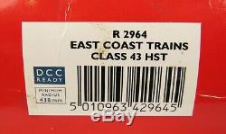 OO Gauge Hornby R2964 East Coast Trains Class 43 HST 2 Car Set Modelzone Exclu