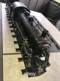 Original Buddy L outdoor railroad 963 train engine with coal car and Track
