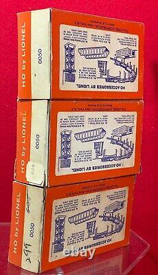 Original Lionel Ho 0050 Section Gang Car 3 Variations In Original Box