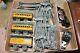 Prewar American Flyer Cast Iron Wind Up Train With Box 3 Tin Cars Works As Is
