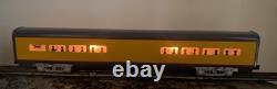 Phoenix Railways O Gauge 18 Unmarked YellowithRed Illuminated Passenger Car HTF