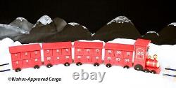 Pottery Barn Kids Wooden Train Advent Calendar -nib- All Aboard For Fun Décor