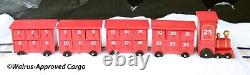Pottery Barn Kids Wooden Train Advent Calendar -nib- All Aboard For Fun Décor