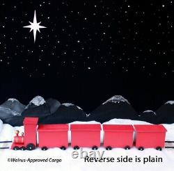 Pottery Barn Kids Wooden Train Advent Calendar -nib- All Aboard For Fun Décor