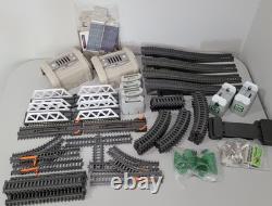 Power City Trains Deluxe City + Starter Set LOT TRACKS BRIDGES + MORE (READ)