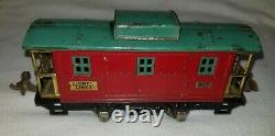 Pre War Lionel Train Set #252 Locomotive, 803,804,805,807 cars