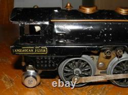 Prewar American Flyer Passenger Train Set Steam Engine Tender 2-1211 1-1212 Cars