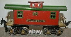 Prewar Dorfan 3931 Painted Caboose Late Production Rare Freight Train Car