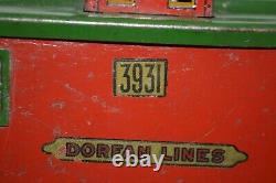 Prewar Dorfan 3931 Painted Caboose Late Production Rare Freight Train Car