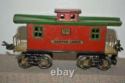 Prewar Dorfan 3931 Painted Caboose Late Production Rare Freight Train Car