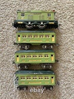 Prewar Lionel 253 Locomotive, 607 Pullman, 608 Observation Car, Train Lot