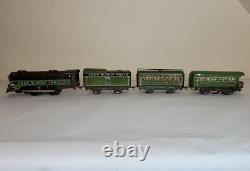 Prewar Marx Army Supply Train #500 Locomotive & Tender, Radio Car, Official Car