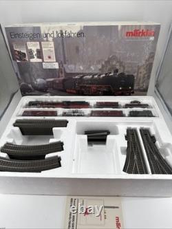 RARE Marklin Delta #29605 Steam Locomotive Cargo Train Set Read