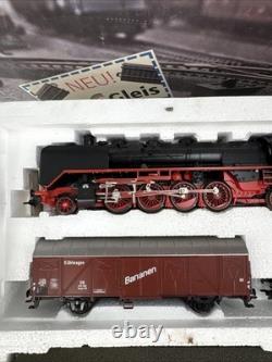 RARE Marklin Delta #29605 Steam Locomotive Cargo Train Set Read