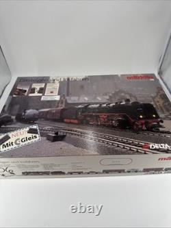 RARE Marklin Delta #29605 Steam Locomotive Cargo Train Set Read