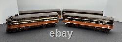 RARE Mid West Plating Aluminum Toy Railroad Train 3 Cars & Locomotive Freeport