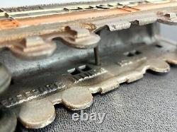 RARE Mid West Plating Aluminum Toy Railroad Train 3 Cars & Locomotive Freeport