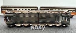 RARE Mid West Plating Aluminum Toy Railroad Train 3 Cars & Locomotive Freeport