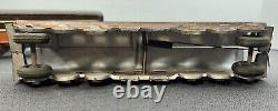 RARE Mid West Plating Aluminum Toy Railroad Train 3 Cars & Locomotive Freeport