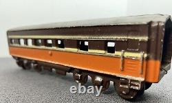 RARE Mid West Plating Aluminum Toy Railroad Train 3 Cars & Locomotive Freeport