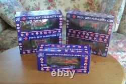 RMT Christmas Train SET Engine & 4 RMT Peep Passenger/Baggage/Observation Cars