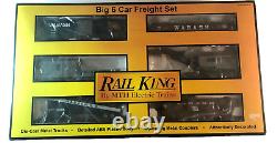 Rail King 30-1147-1 Wabash 4-6-4 Streamlined Hudson +30-7001+6262B, C, D, &E