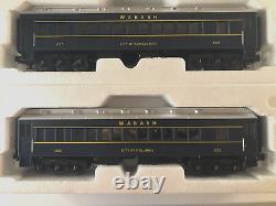 Rail King 30-1147-1 Wabash 4-6-4 Streamlined Hudson +30-7001+6262B, C, D, &E