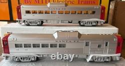 Rail King MTH 30-2145-1 O Gauge Santa Fe RDC Budd Car Set withPS1 NIB