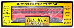 Rail King MTH O Pacific Electric PE PCC Street Car Train Trolley w PS1 30-2513-1