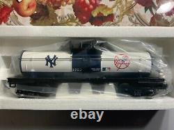Rail King Mth Trains Mlb Ny Yankees F-3 Diesel Engine With 2 Tank Cars And 1 Cab