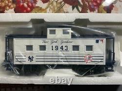 Rail King Mth Trains Mlb Ny Yankees F-3 Diesel Engine With 2 Tank Cars And 1 Cab