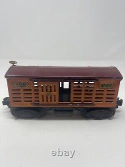Random Lot of Lionel Line Train Cars and Steam Engine with Tracks