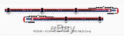 Rapido 1/160 N Scale Late Amtrak Turbo Train 5 Car Set Dc/dcc Sound # 520504 F/s