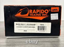 Rapido Trains HO #16659 BUDD RDC-2 Rail Car Chicago & NW #9935 DCC & Snd CC