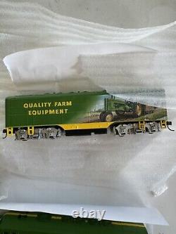 Rare John Deere Express Creek Hawthorne Village Train Set withCOA NEW