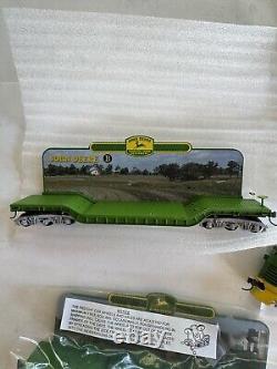 Rare John Deere Express Creek Hawthorne Village Train Set withCOA NEW