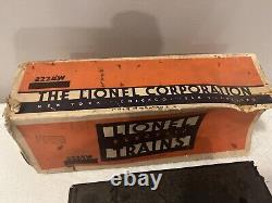 Rare Lionel Original Vtg Prewar 2224w Cast Whistle Train tender car inclds Box