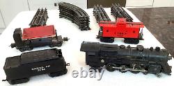 Rare Marx 1829 Smoker O Train Set 3 Pieces + Lionel Dump Car + Track UNTESTED