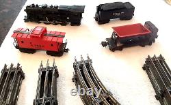 Rare Marx 1829 Smoker O Train Set 3 Pieces + Lionel Dump Car + Track UNTESTED