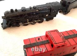 Rare Marx 1829 Smoker O Train Set 3 Pieces + Lionel Dump Car + Track UNTESTED