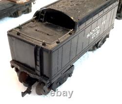 Rare Marx 1829 Smoker O Train Set 3 Pieces + Lionel Dump Car + Track UNTESTED