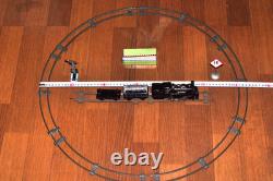 Rare VTG 1950s Bandai Japanese Tin Steam Locomotive Train Set with Tracks Station