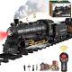 Remote Control Train Set Steam Locomotive, Cargo Car & Tracks, Electric Recha