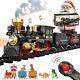 Remote Control Train Set For Kids Electric Steam Engine Locomotive, Cargo Car