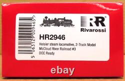 Rivarossi Hr2946 Heisler Steam Locomotive 2-truck Model Mccloud River Rr Ho