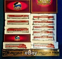 Rock Island K-Line K-28841 MTH Streamline Golden Rocket Passenger Car Train Set