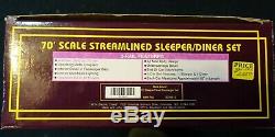 Rock Island K-Line K-28841 MTH Streamline Golden Rocket Passenger Car Train Set