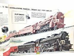 SUPER RARE Lionel Postwar Locomotive Girls Train Set With Tender, Cars, Boxes