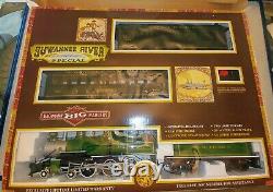 SUWANNEE RIVER Bachmann Train Set G SCALE 4-6-0 STEAM LOCOMOTIVE PASSENDGER CARS